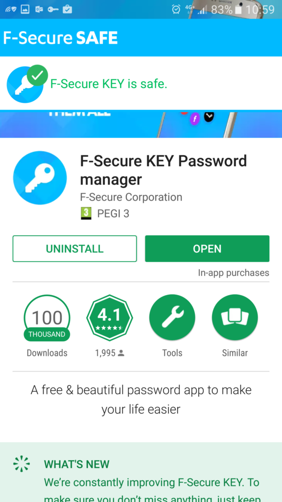 saved passwords manager